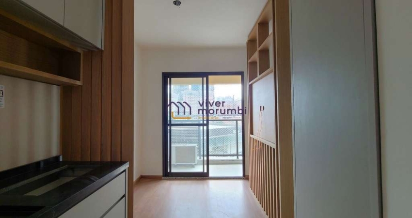 Apartamento com 1 quarto para alugar na Rua Abará, --, Brooklin, São Paulo