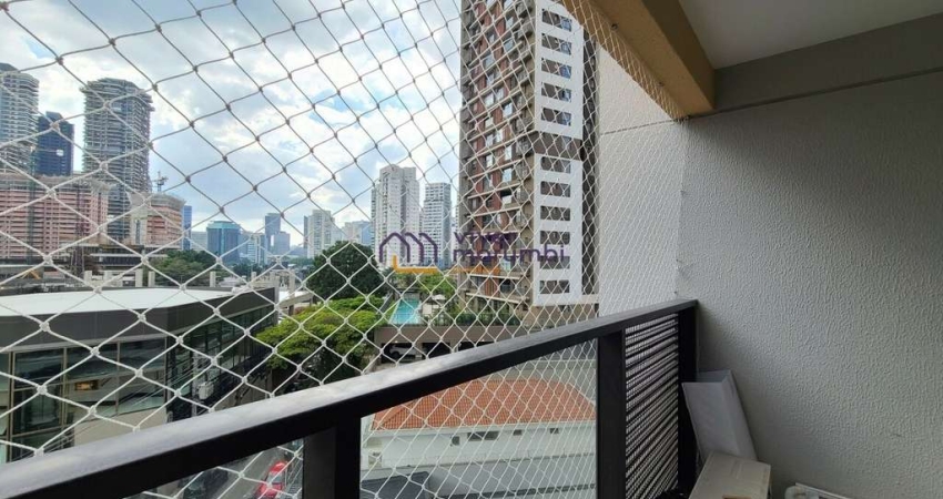 Apartamento com 1 quarto para alugar na Rua Abará, --, Brooklin, São Paulo