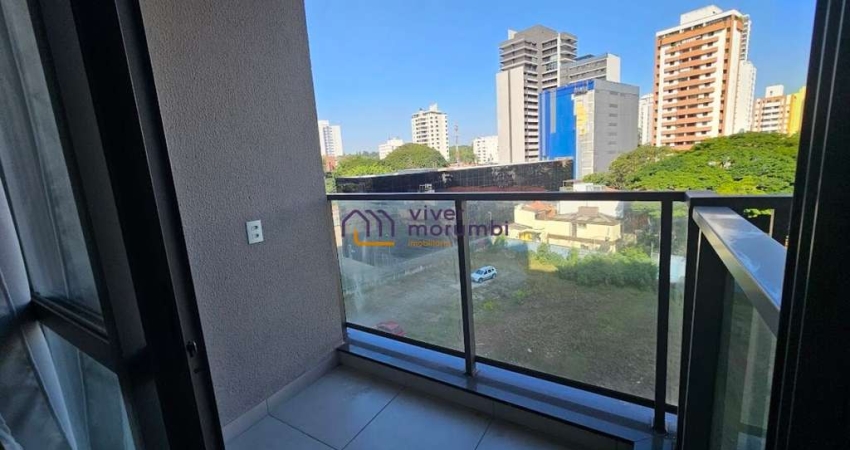 Sofisticado Loft  no  Brooklin  Mobiliado 26m² X 3,70m Pé Direito
