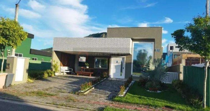 Open House Vende  Casa Linear com Piscina Privativa e Área Gourmet em Condomínio Clube | 400m² |