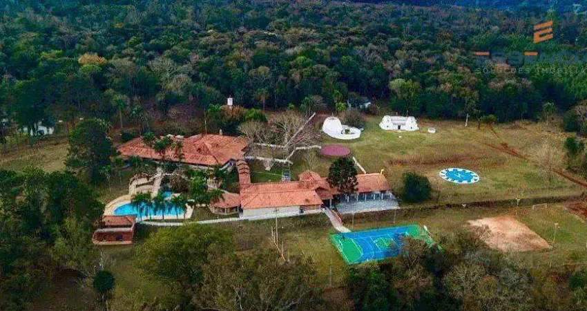 Sítio com 8 dormitórios à venda, 145200 m² por r$ 7.000.000,00 - zona rural - botucatu/sp