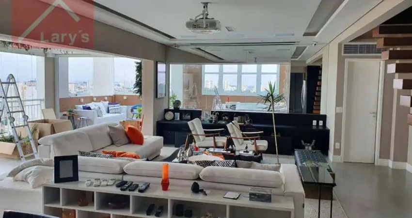 Cobertura com 3 dormitórios à venda, 310 m² por r$ 4.800.000,00 - vila alexandria - são paulo/sp