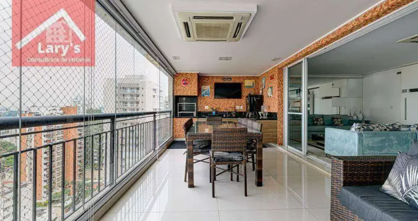 Apartamento com 4 dormitórios à venda, 220 m² por r$ 3.000.000,00 - vila mascote - são paulo/sp