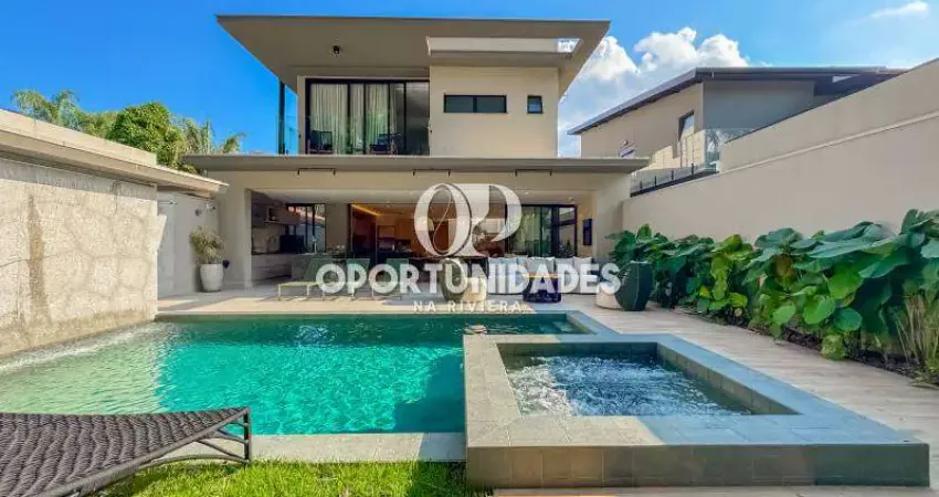 Luxuosa e Novíssima Casa À Venda com 362 m² I 6 Suítes, em Riviera de São Lourenço - Bertioga SP.