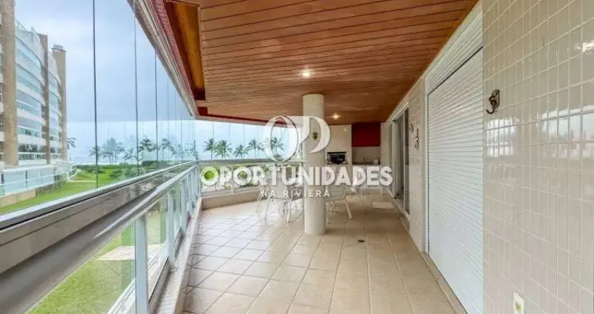 Apartamento Á Venda, Pé na areia, 4 suítes, 205m²,  em Riviera de São Lourenço, Bertioga - SP