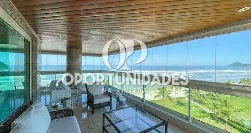Cobertura à venda, Pé na areia Frontal, 4 Suítes, em Riviera de São Lourenço, Bertioga -SP