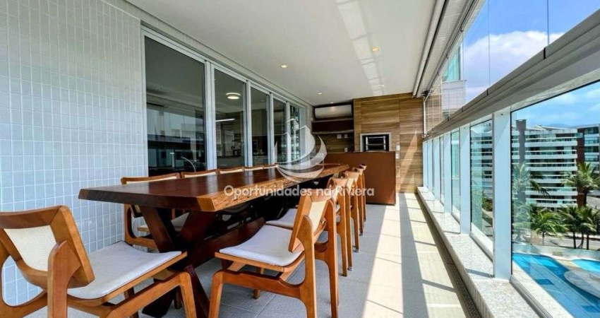 Apartamento a venda, Pé na areia, 3 dormitórios (1 suíte), em Riviera de São Lourenço, Bertioga -SP.
