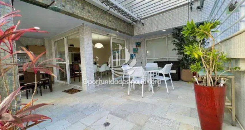 Cobertura à venda, 5 suítes, 192m² de área útil, em Riviera de São Lourenço, Bertioga - SP