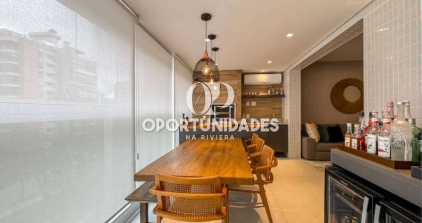 Apartamento à Venda, Pé na areia, 3 Dormitórios I 2 Suítes, em Riviera de São Lourenço - Bertioga SP