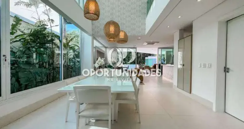 Casa de Luxo com 5 Suítes, Piscina Aquecida e 4 Vagas - Riviera de São Lourenço. Bertioga SP.
