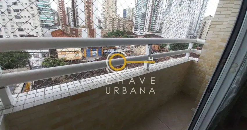 Apartamento com 2 dormitórios para alugar, 58 m² por r$ 4.900,02/mês - pompéia - santos/sp