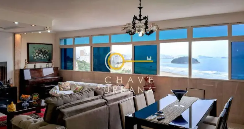 Apartamento com 3 dormitórios à venda, 189 m² por r$ 850.000,00 - itararé - são vicente/sp