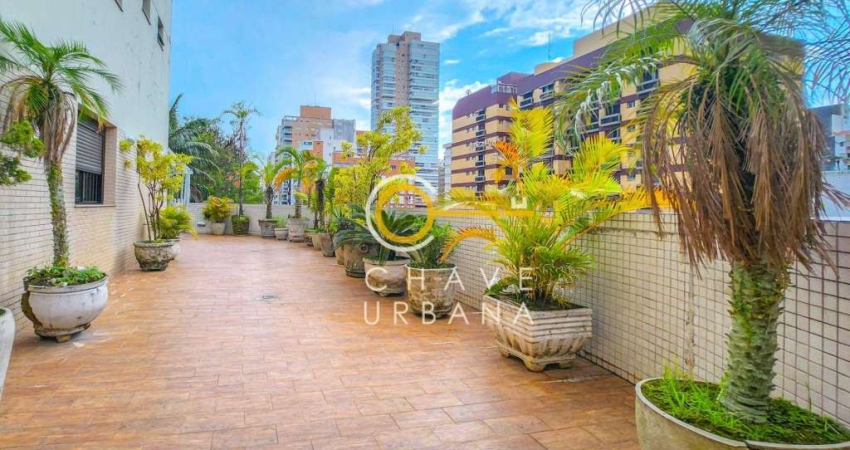 Apartamento Garden com 3 dormitórios à venda, 241 m² por R$ 2.150.000,00 - Gonzaga - Santos/SP