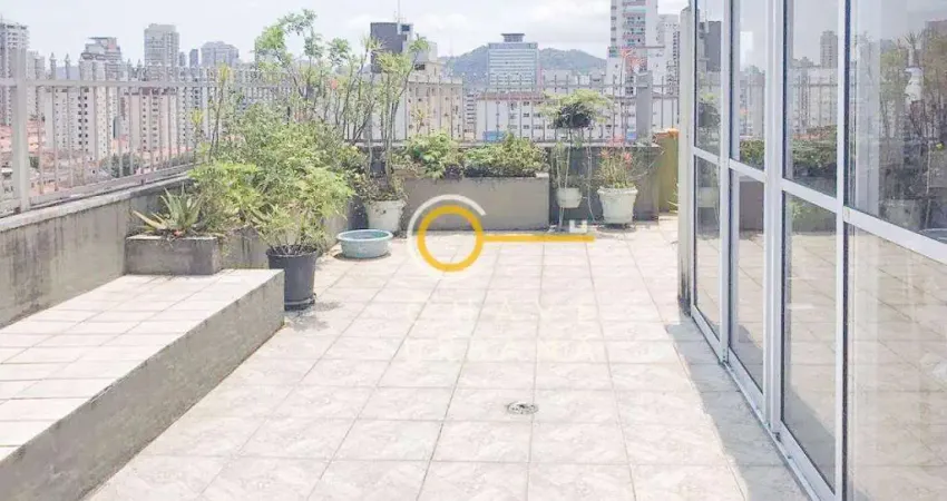 Cobertura com 3 dormitórios à venda, 215 m² por R$ 900.000,00 - Boqueirão - Santos/SP