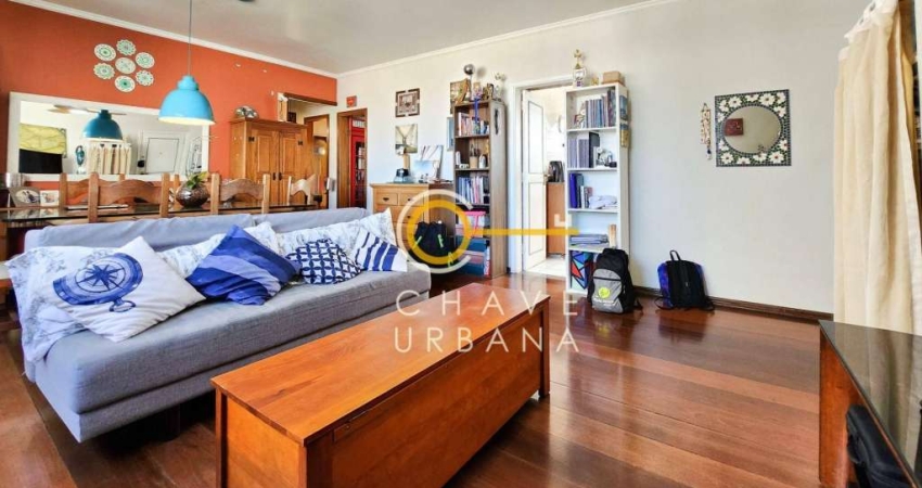 Apartamento com 3 dormitórios à venda, 121 m² por R$ 845.000,00 - Embaré - Santos/SP
