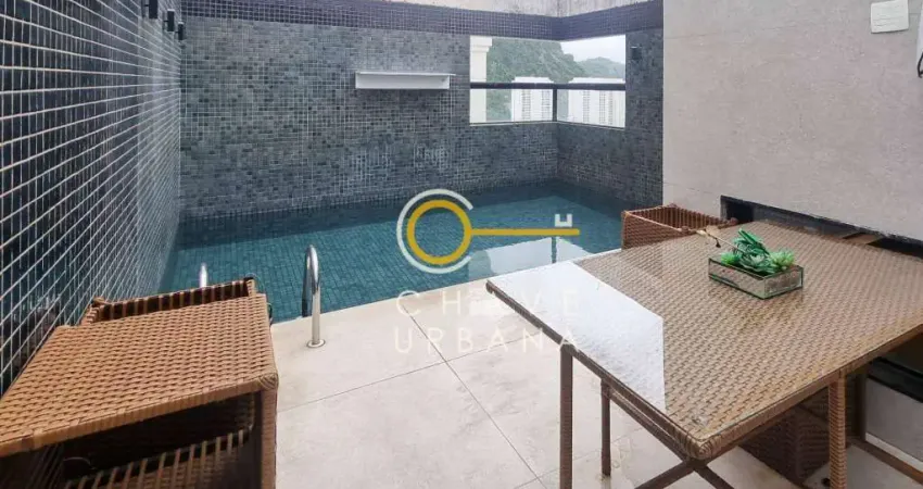 Cobertura com 4 dormitórios à venda, 187 m² por R$ 2.000.000,00 - Marapé - Santos/SP