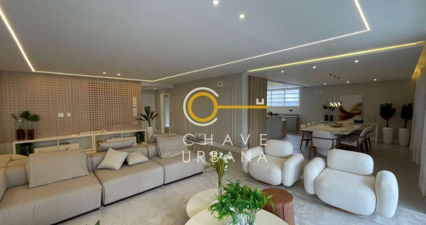 Apartamento com 4 dormitórios à venda, 303 m² por R$ 3.100.000,00 - Boqueirão - Santos/SP