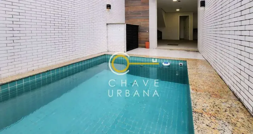 Casa com 2 dormitórios à venda, 100 m² por R$ 810.000,00 - Campo Grande - Santos/SP