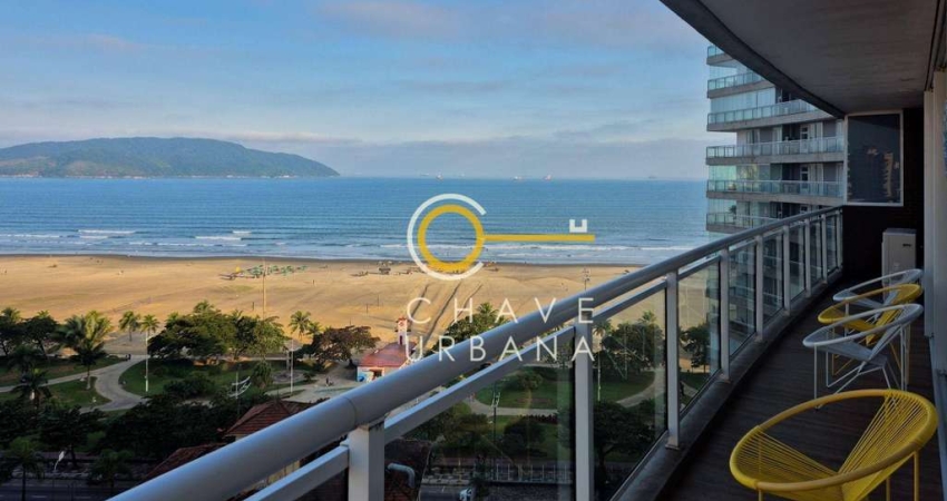 Apartamento com 3 dormitórios à venda, 132 m² por R$ 3.300.000,00 - Pompéia - Santos/SP