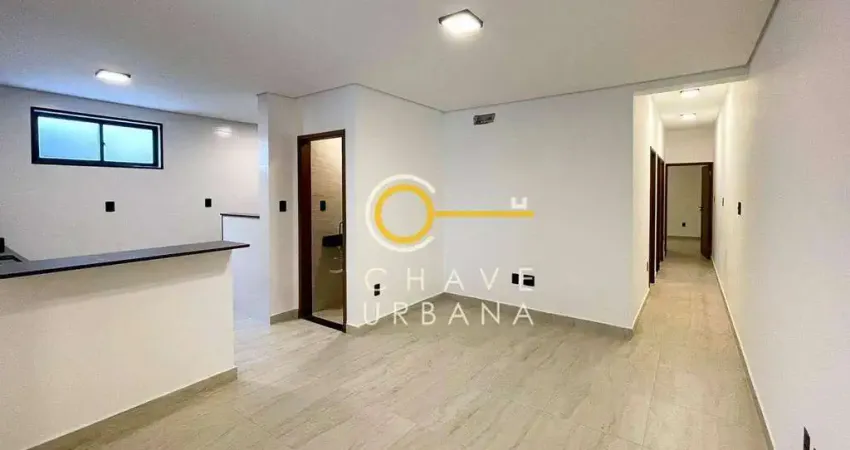 Casa  Sobreposta Baixa NOVA com 3 dormitórios à venda, 99 m² por R$ 760.000- Vila Belmiro - Santos/SP