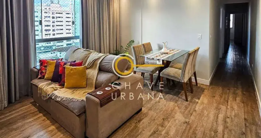 Apartamento com 3 dormitórios à venda, 89 m² por R$ 785.000,00 - Campo Grande - Santos/SP