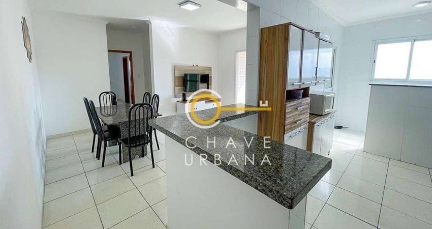 Apartamento com 2 dormitórios à venda, 90 m² por R$ 530.000,00 - Aviação - Praia Grande/SP