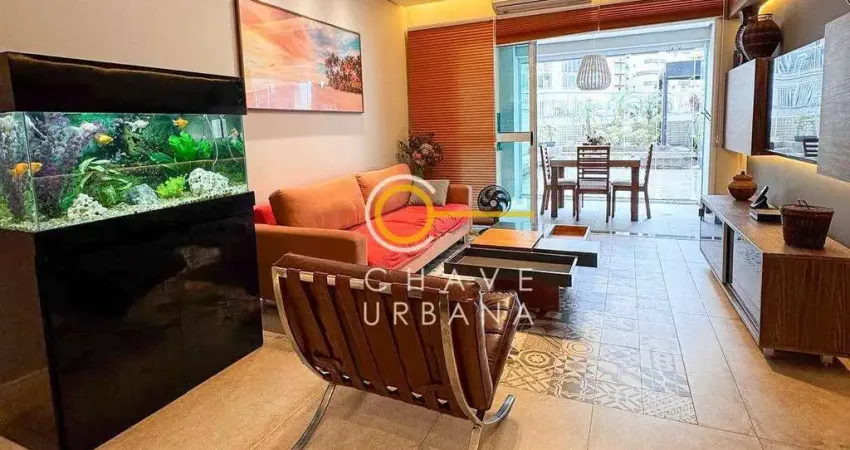 Apartamento Garden com 2 dormitórios à venda, 106 m² por R$ 1.490.000,00 - Gonzaga - Santos/SP