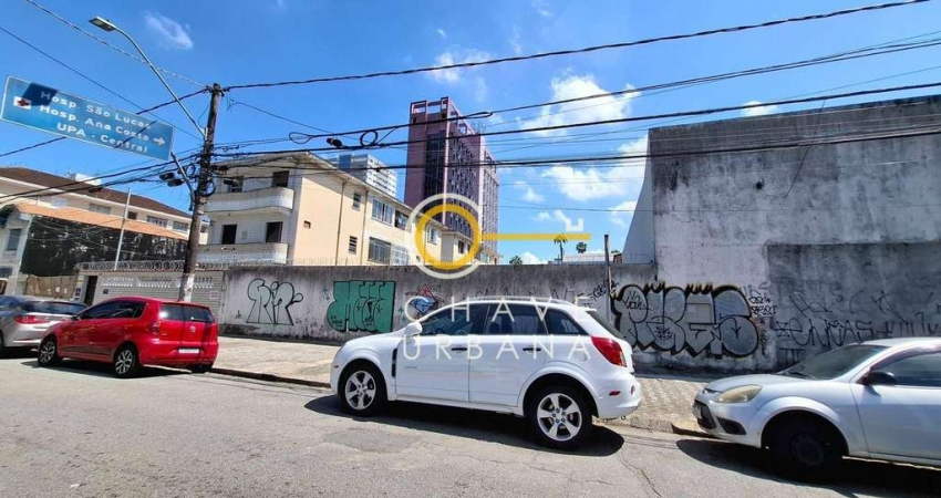 Terreno para alugar, 1000 m² por R$ 25.000,01/mês - Vila Matias - Santos/SP