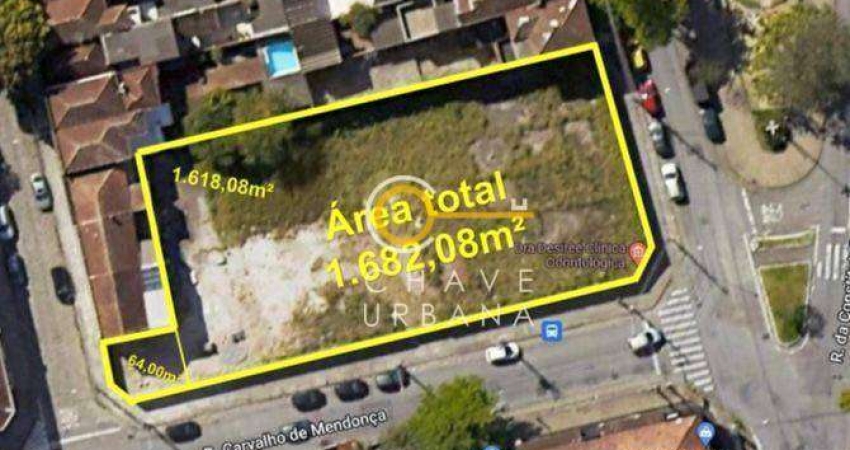 Terreno à venda, 1682 m² por R$ 7.500.000,00 - Encruzilhada - Santos/SP