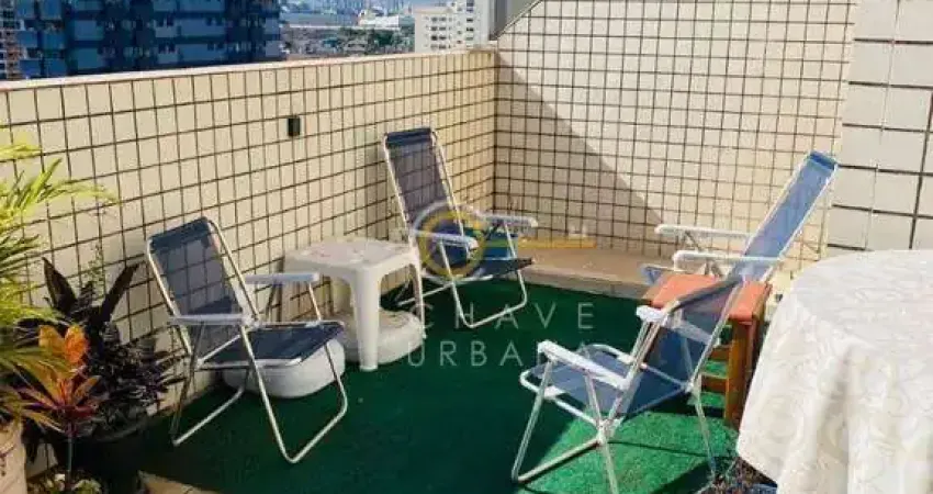 Apartamento Triplex com 3 dormitórios à venda, 142 m² por R$ 850.000 - Boqueirão - Santos/SP