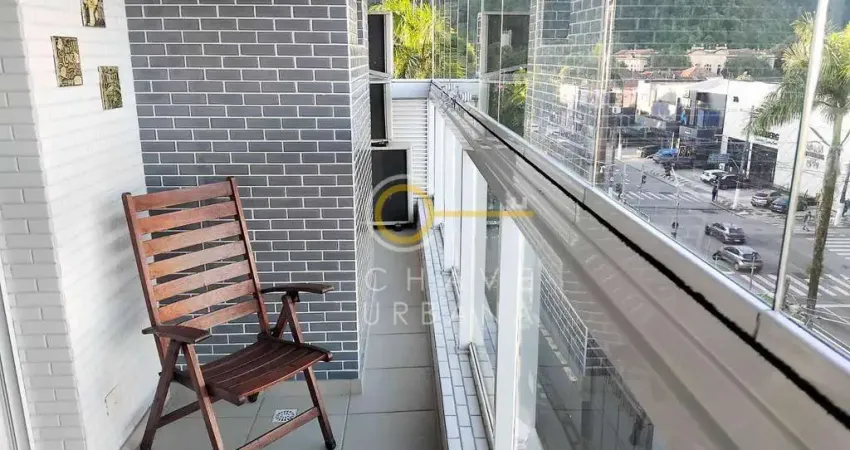 Apartamento com 2 dormitórios para alugar, 60 m² por R$ 5.224,00/mês - Vila Matias - Santos/SP
