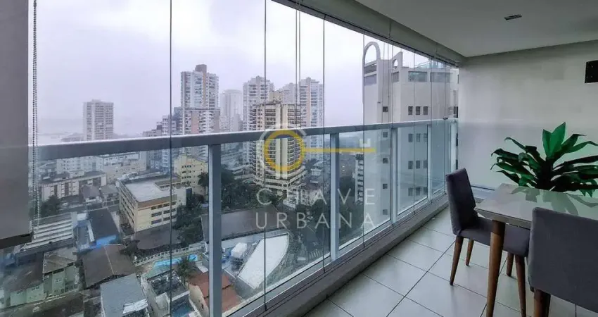 Apartamento com 1 dormitório para alugar, 49 m² por R$ 4.900,02/mês - Ponta da Praia - Santos/SP