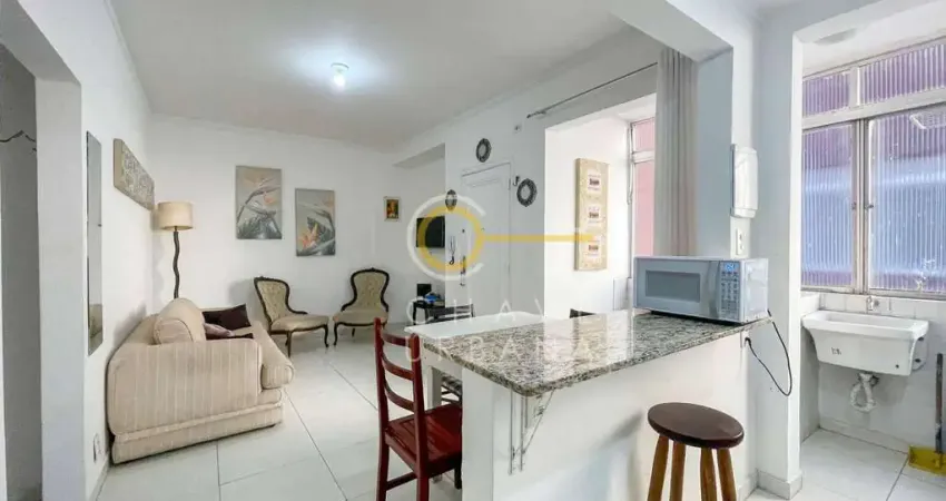Apartamento com 2 dormitórios à venda, 66 m² por R$ 399.000,00 - Gonzaga - Santos/SP