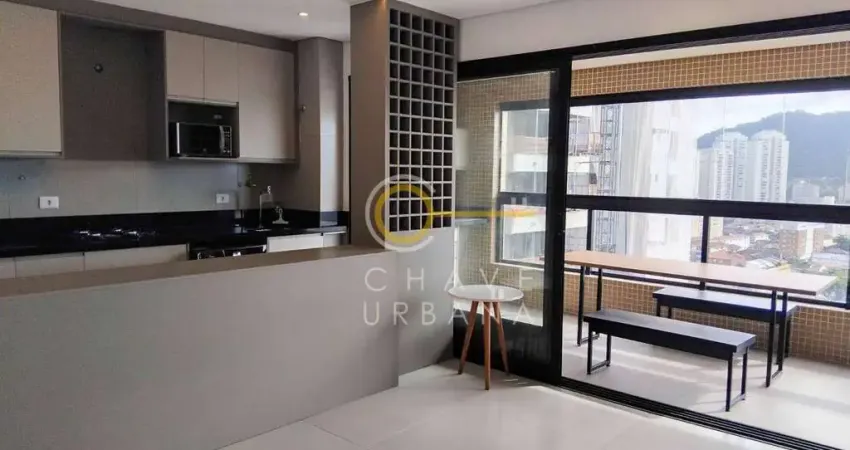 Apartamento com 2 dormitórios à venda, 75 m² por R$ 1.010.000,00 - José Menino - Santos/SP