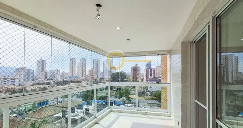 Apartamento com 3 dormitórios para alugar, 120 m² por r$ 10.500,20/mês - ponta da praia - santos/sp