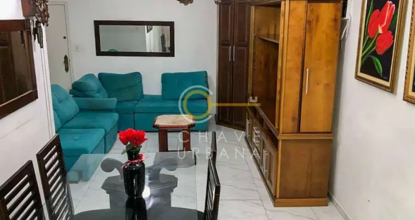 Apartamento com 2 dormitórios à venda, 85 m² por r$ 420.000,00 - gonzaguinha - são vicente/sp