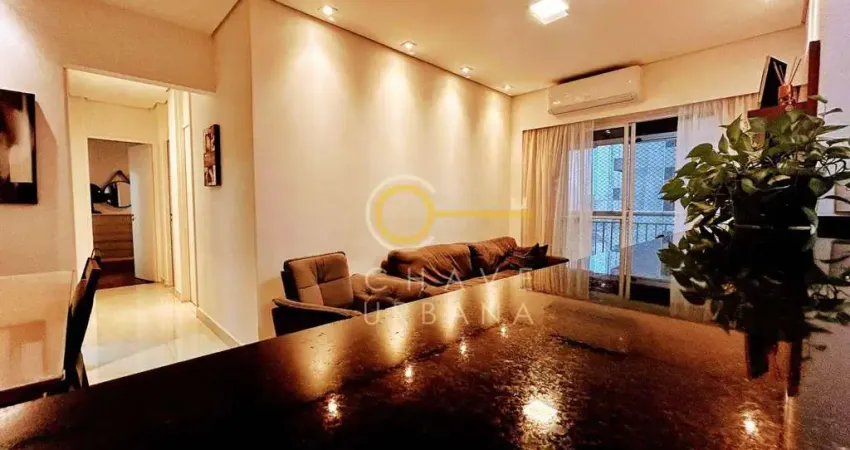 Apartamento com 3 dormitórios à venda, 82 m² por r$ 720.000,00 - estuário - santos/sp