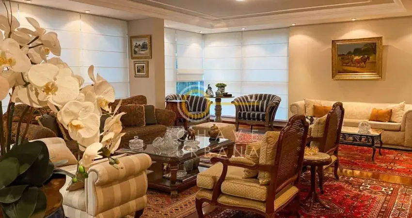 Apartamento com 4 suítes à venda, 303,75 m² por r$ 3.645.000 - vila rica - santos/sp