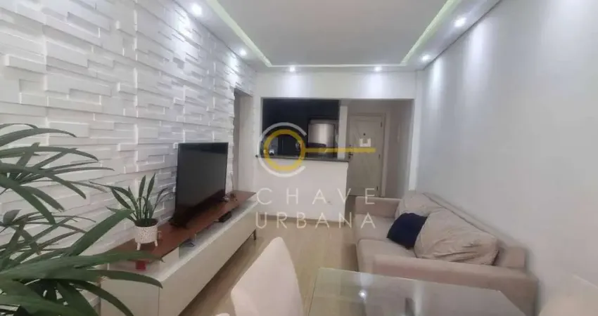 Apartamento com 1 dormitório à venda, 53 m² por r$ 330.000,00 - marapé - santos/sp
