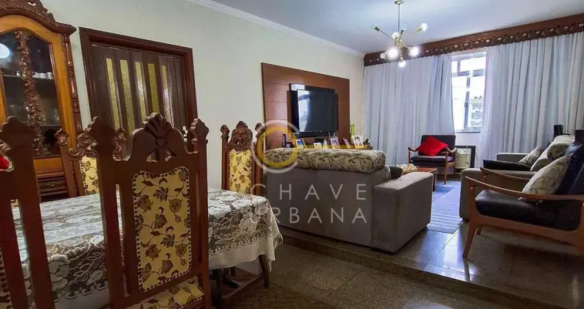 Apartamento com 3 dormitórios à venda, 142 m² por r$ 1.100.000,00 - boqueirão - santos/sp