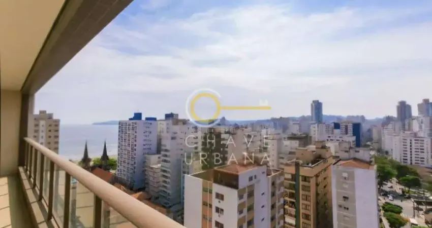 Apartamento com 3 dormitórios à venda, 210 m² por R$ 3.300.000,00 - Embaré - Santos/SP