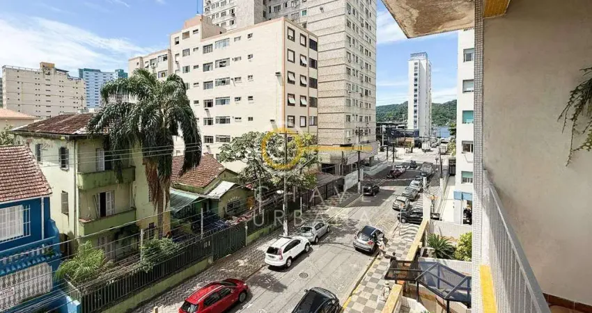 Apartamento com 3 dormitórios para alugar, 140 m² por R$ 3.500,00/mês - Gonzaguinha - São Vicente/SP
