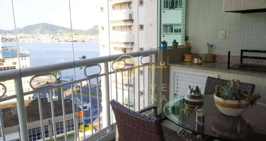 Apartamento com 3 dormitórios à venda, 199 m² por R$ 2.800.000,00 - Ponta da Praia - Santos/SP