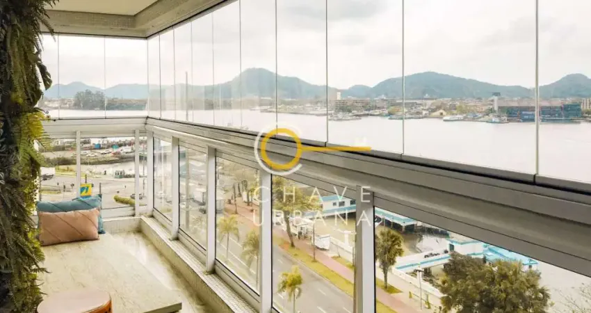 Apartamento com 4 dormitórios à venda, 189 m² por r$ 2.800.000,00 - porto ponta da praia - santos/sp