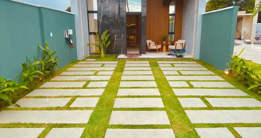 Eusébio casas planas novas e 4 configurações. 3 quartos. piscina opcional.