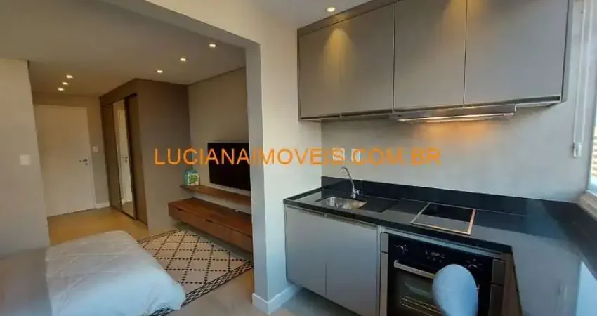 Studio para aluguel e venda possui 27 metros quadrados com 1 quarto
