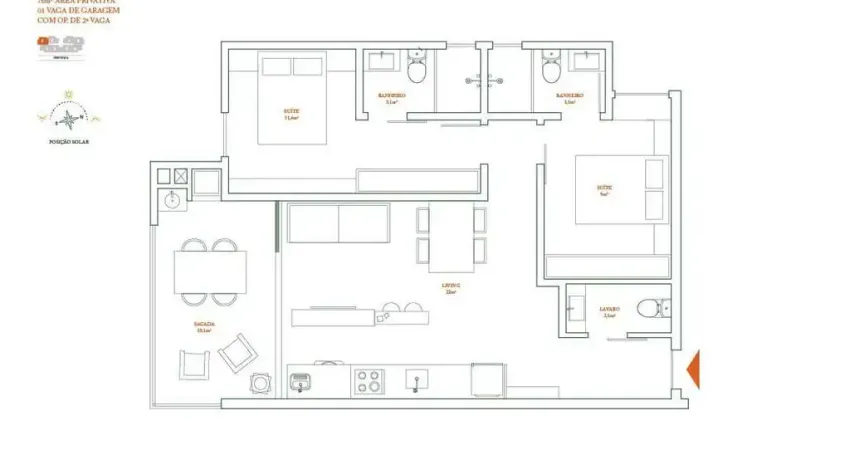 Apartamento com 2 quartos à venda na Rua Santa Terezinha, 348, São Francisco de Assis, Camboriú
