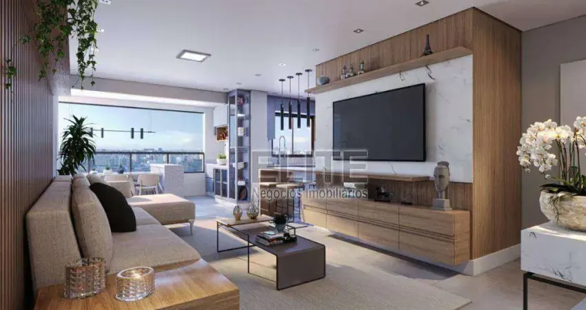 Apartamento com 3 dormitórios à venda, 127 m² por R$ 1.277.735,53 - Centro - Santo André/SP
