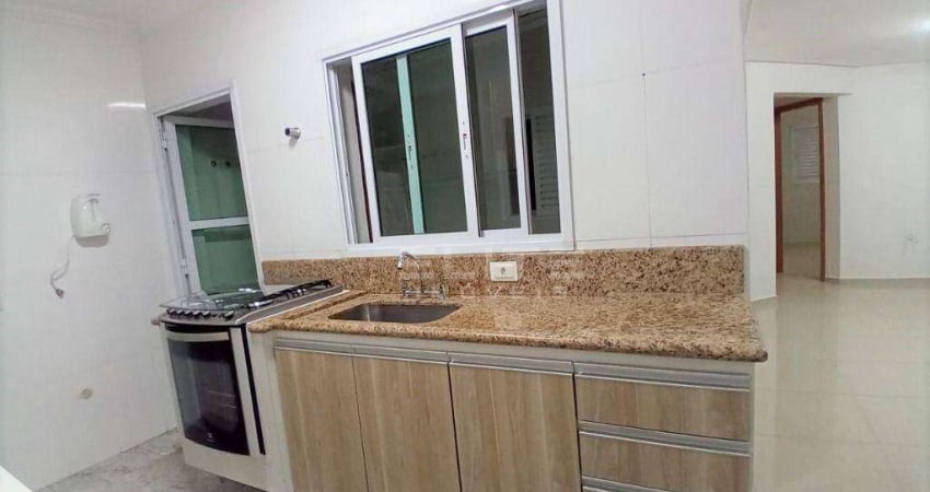 Apartamento com 3 dormitórios para alugar, 70 m² por R$ 3.000,00/mês - Vila Alzira - Santo André/SP