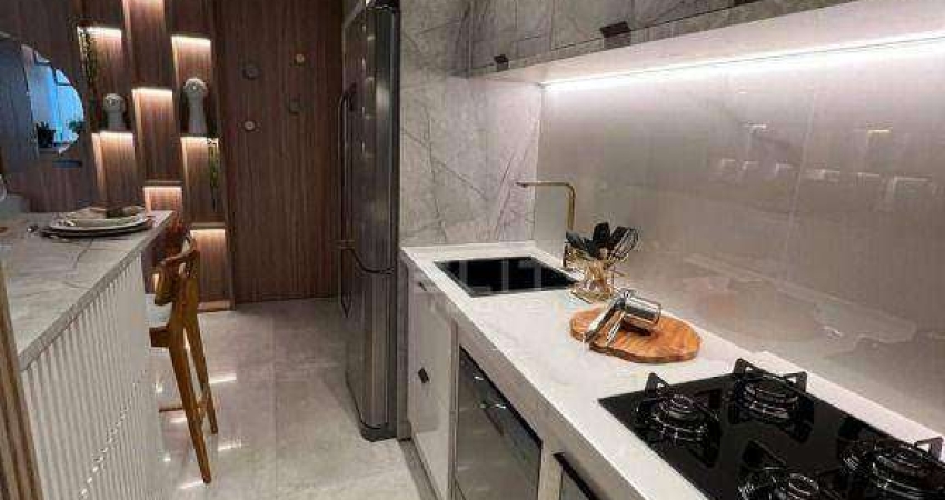 Apartamento com 2 dormitórios à venda, 58 m² por R$ 536.000,00 - Vila Assunção - Santo André/SP